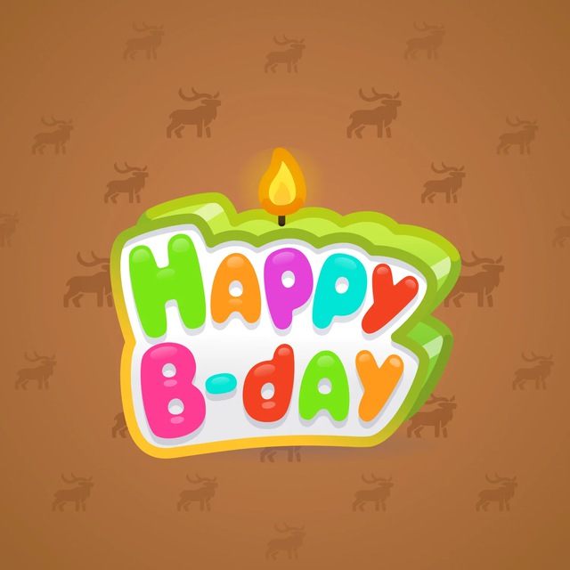 B-Day Candle